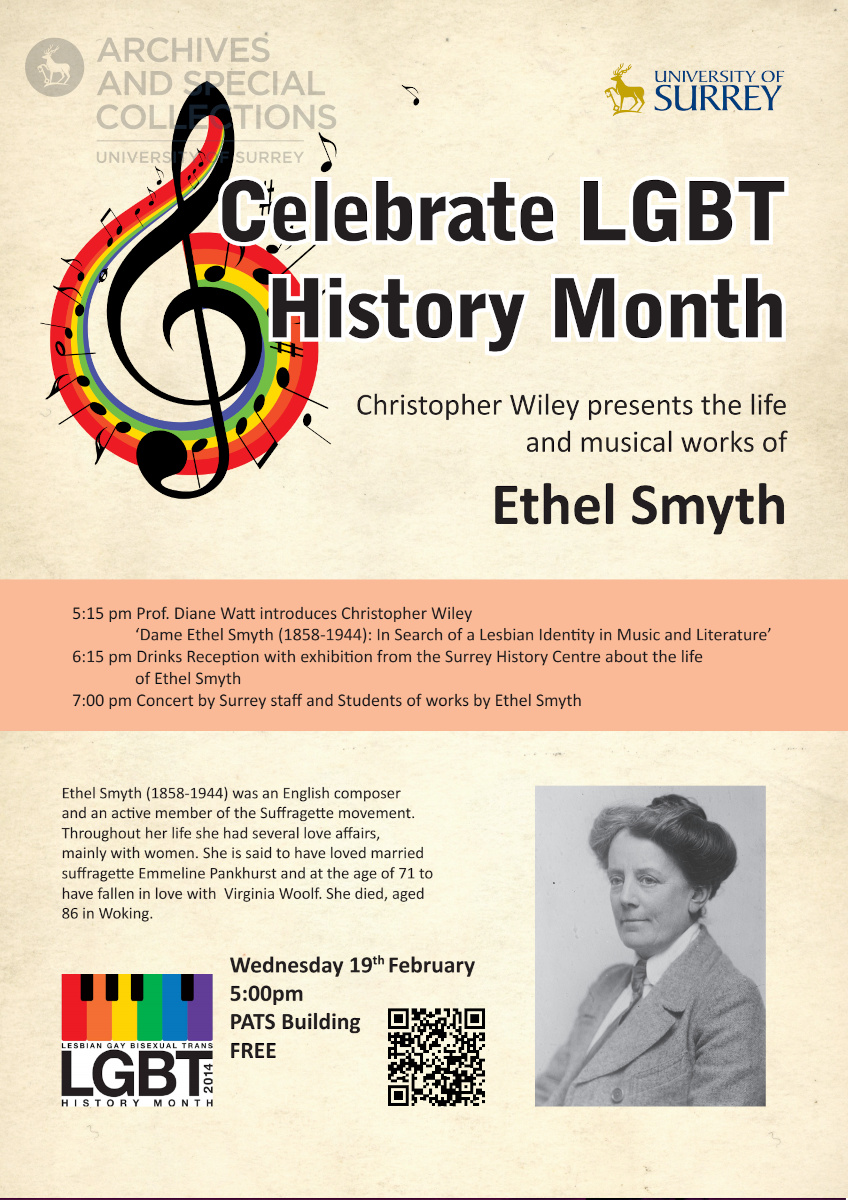 LGBT History Month event poster